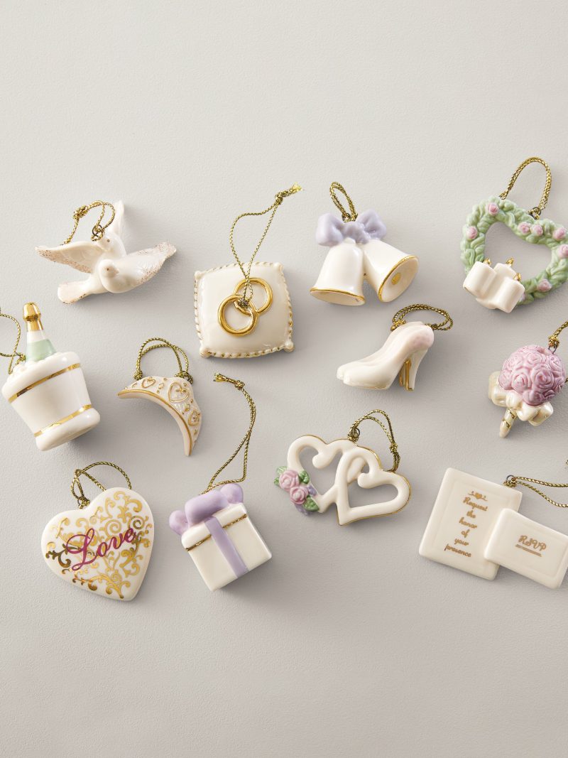 Wedding Bliss 12-Piece Ornament Set